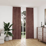 Vidaxl Vorhänge Blackout 2 STs mit Haken 140x245 cm Samtrosa