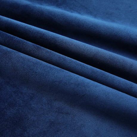 VIDAXL -Vorhänge Blackout 2 STs mit Haken 140x225 cm Samtblau
