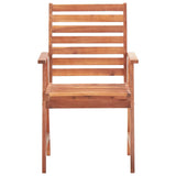 Vidaxl tuinstoelen 3 st massief acaciahout