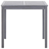 Vidaxl tuintafel 80x80x74 cm massief acaciahout grijs