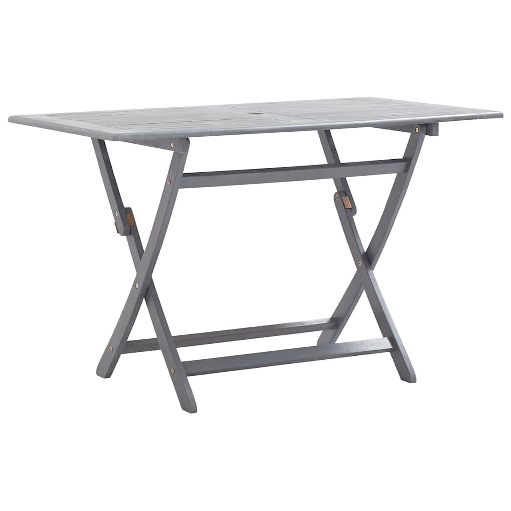 Vidaxl tuintafel inklapbaar 120x70x75 cm massief acaciahout