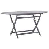 Vidaxl tuintafel inklapbaar 160x85x75 cm massief acaciahout