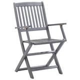 Vidaxl tuinstoelen inklapbaar 2 st massief acaciahout