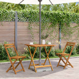 Vidaxl tuintafel inklapbaar 70x70x75 cm massief acaciahout