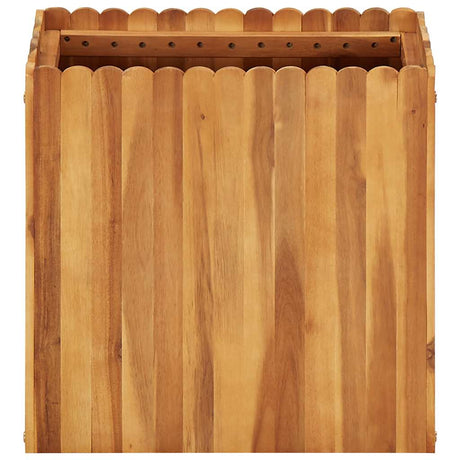 Vidaxx Pflanzgefäß erhöht 50x30x50 cm aus massivem Akazienholz