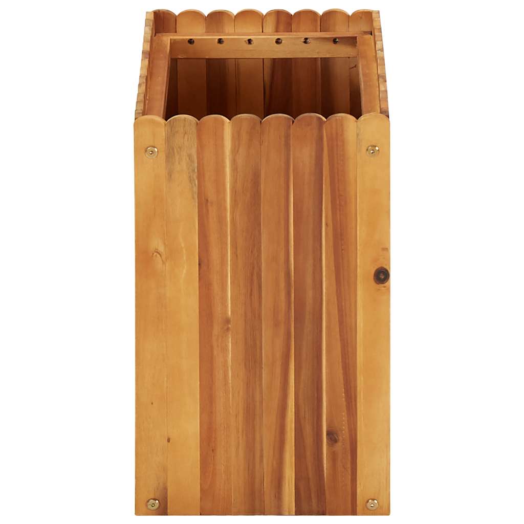Vidaxx Pflanzgefäß erhöht 50x30x50 cm aus massivem Akazienholz