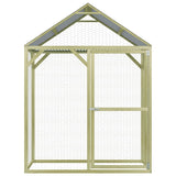 Vidaxl Chicken Coop 1,5x1,5x2 m imprägnierte Kiefer