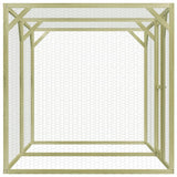 VIDAXL -Hühner Coop 1,5x3x1,5 m imprägnierte Kiefer