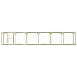 Vidaxl Chicken Coop 1,5x9x1,5 m imprägnierte Kiefer