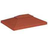 Vidaxl Prieverkak 2-layer 310 g m² 4x3 m Terrakottafarbe