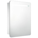 Vidaxl badkamerkast met spiegel en led 60x11x80 cm