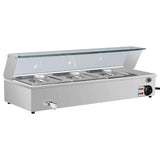 Vidaxl chafing dishes zilver roestvrij staal