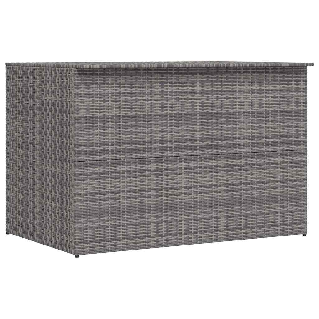 Vidaxl tuinbox 150x100x100 cm poly rattan grijs