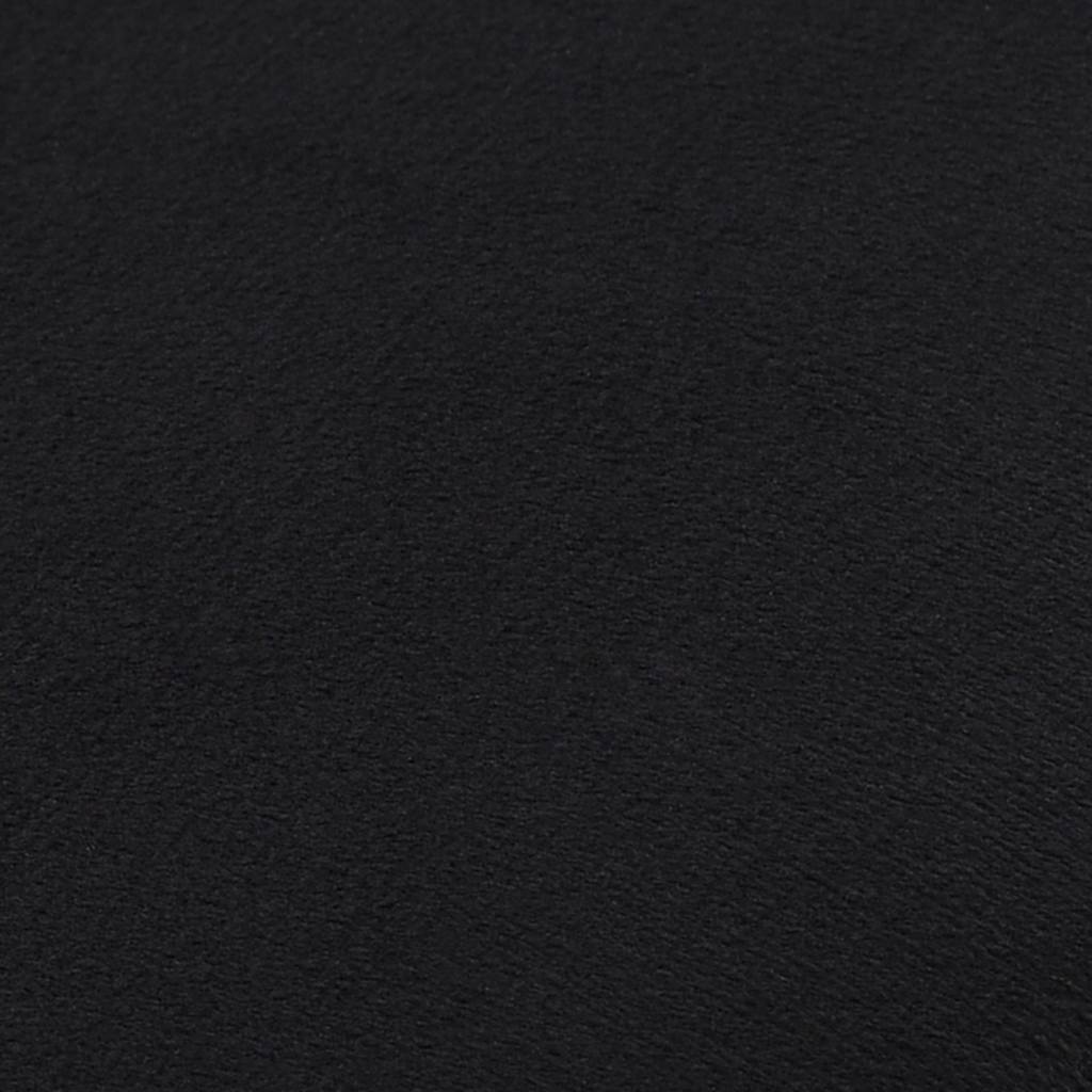 Vidaxl kruk fluweel 28 x 36 cm zwart en goudkleurig