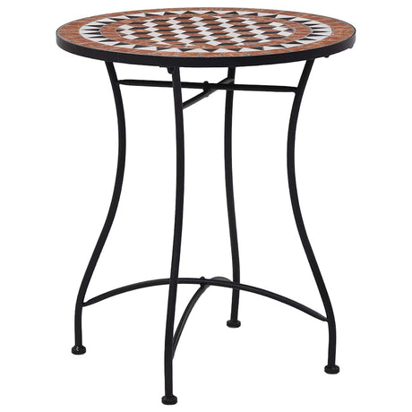 Vidaxl bistrotafel mozaïek 60 cm keramiek bruin