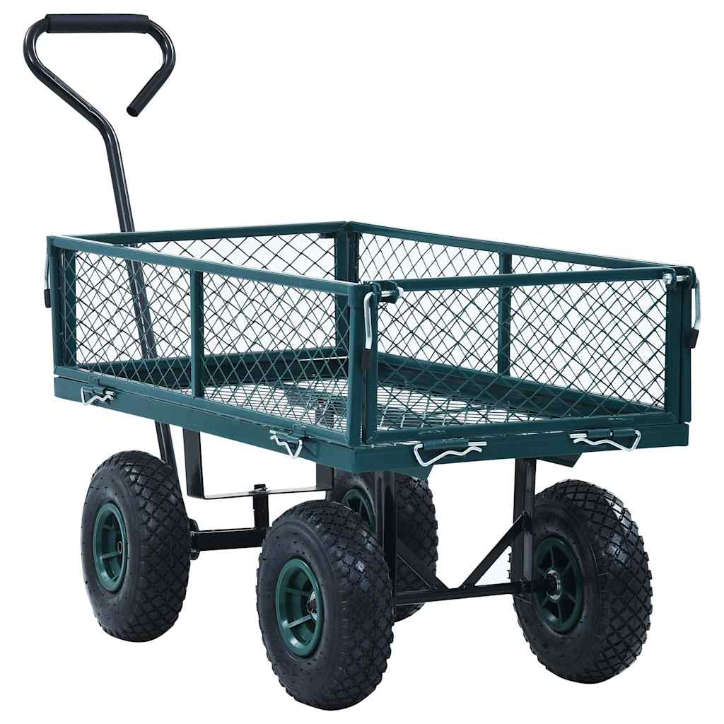 Vidaxl tuinwagen 250 kg groen