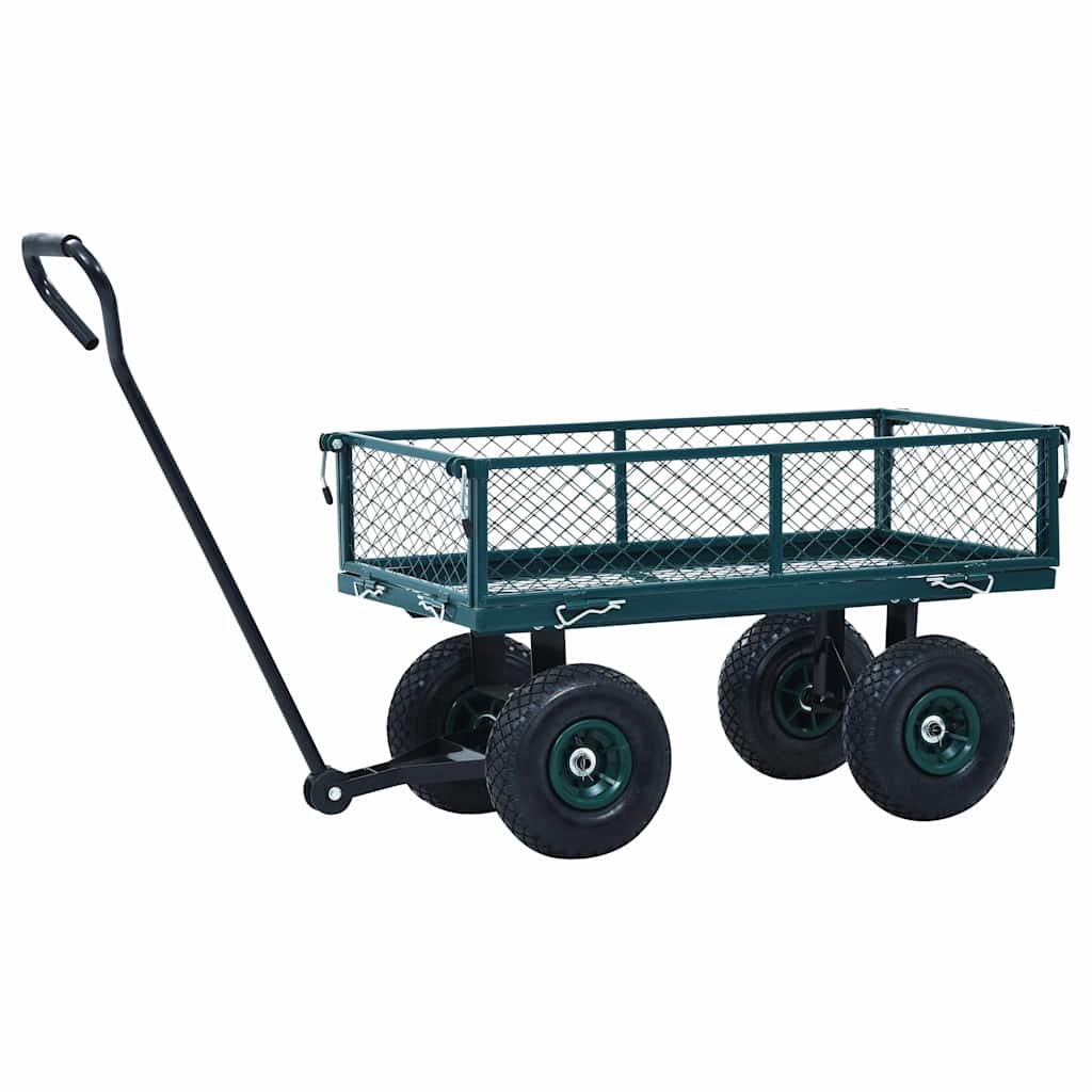 Vidaxl tuinwagen 250 kg groen