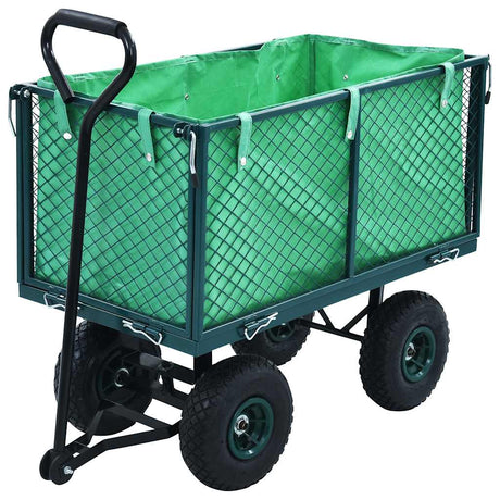 VidaXL Gartenwagen 350 kg grün
