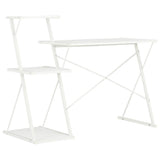 Vidaxl bureau met schap 116x50x93 cm wit