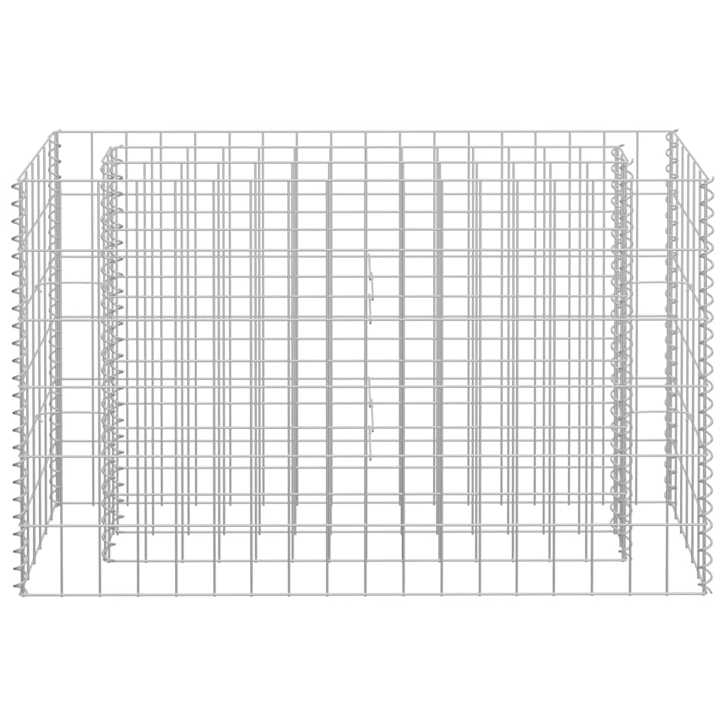 Vidaxx Gabionen-Pflanzgefäß erhöht 90x30x60 cm aus verzinktem Stahl