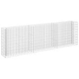 Vidaxl Gabion -Pflanzer erhöht 270 x 30 x 90 cm verzinkter Stahl