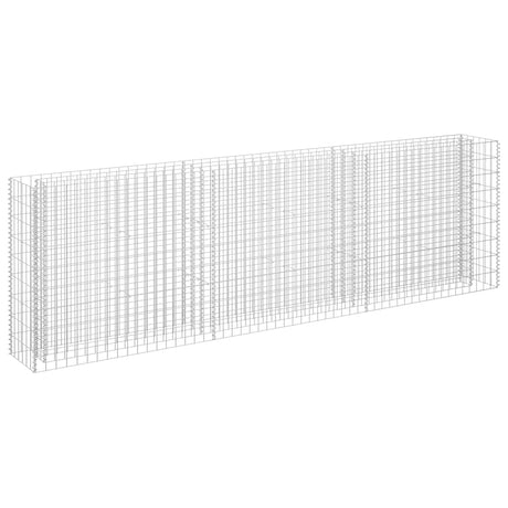 Vidaxl Gabion -Pflanzer erhöht 270 x 30 x 90 cm verzinkter Stahl