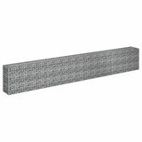 Vidaxl Gabion -Pflanzer vermehrte 360x30x60 cm verzinkter Stahl