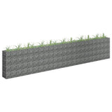 Vidaxl Gabion -Pflanzer vermehrte 450x30x90 cm verzinkter Stahl
