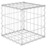 Vidaxl Gabion Pflanzer erhöhte Würfel 30x30x30 cm Stahldraht
