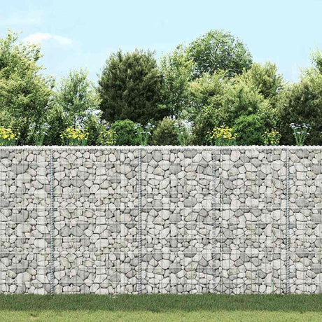 Vidaxl Gabion Planning Bucks Trapez 100x20x100 cm verzinkter Stahl