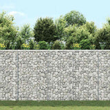Vidaxl Gabion Planning Bucks Trapez 100x20x100 cm verzinkter Stahl