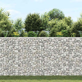 VIDAXL GABION PLANS EIGER TRAPEZIUM 150 x 20 x 100 cm verzinkter Stahl