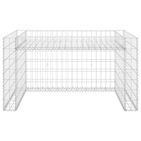 Vidaxl Rasenmäherdach mit Pflanzer 110x80x60 cm Stahldraht