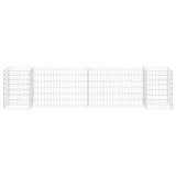 Vidaxl Gabion-Pflanzer H-förmig 260 x 40 x 60 cm Stahldraht