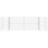 Vidaxl Gabion-Pflanzer H-förmig 260 x 40 x 80 cm Stahldraht