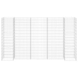 Vidaxl Gabion Planungsbox H-förmig 260x40x150 cm Stahldraht