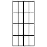 Vidaxl Walk -in Duschwand 90x195 cm transparentes Temperaturglas
