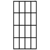 Vidaxl Walk -in Duschwand 118x190 cm transparentes Temperaturglas