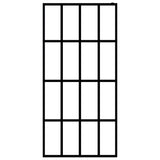 Vidaxl Walk -in Duschwand 80x195 cm MAT Temperiertes Glas