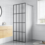 Vidaxl Walk -in Duschwand 80x195 cm MAT Temperiertes Glas