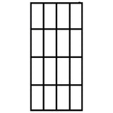 Vidaxl Walk -in Duschwand 90x195 cm mattem Glas