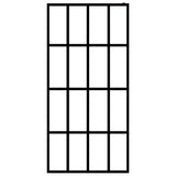 Vidaxl Walk -in Duschwand 118x190 cm Matte terminiertes Glas