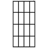 Vidaxl Walk -in Duschwand 140x195 cm Matte terminiertes Glas