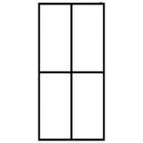 Vidaxl Walk -in Duschwand 80x195 cm MAT Temperiertes Glas