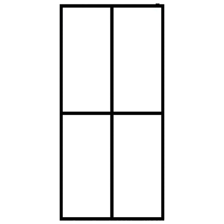 Vidaxl Walk -in Duschwand 90x195 cm mattem Glas