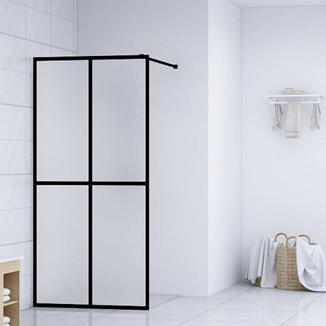 Vidaxx begehbare Duschkabine 90x195 cm aus mattem Hartglas
