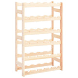 Vidaxl wijnrek voor 30 flessen grenenhout