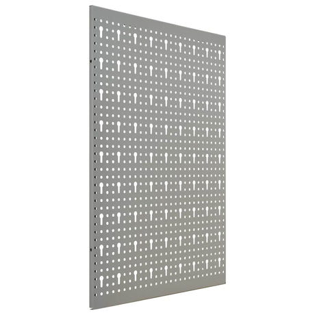 Vidaxl Hakepanel -Wand -montiert 3 Stcs 40x58 cm Stahl