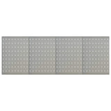 Vidaxl Gaartjenspanelen -Wand -montiert 4 Stcs 40x58 cm Stahl