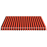 Vidaxl LaFeldoek 300x250 cm Leinwand orange und braun